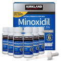 Minoxidil Kirkland 5% Original - Kit para 6 Meses (6 Frascos de 60ml) Caixa Lacrada