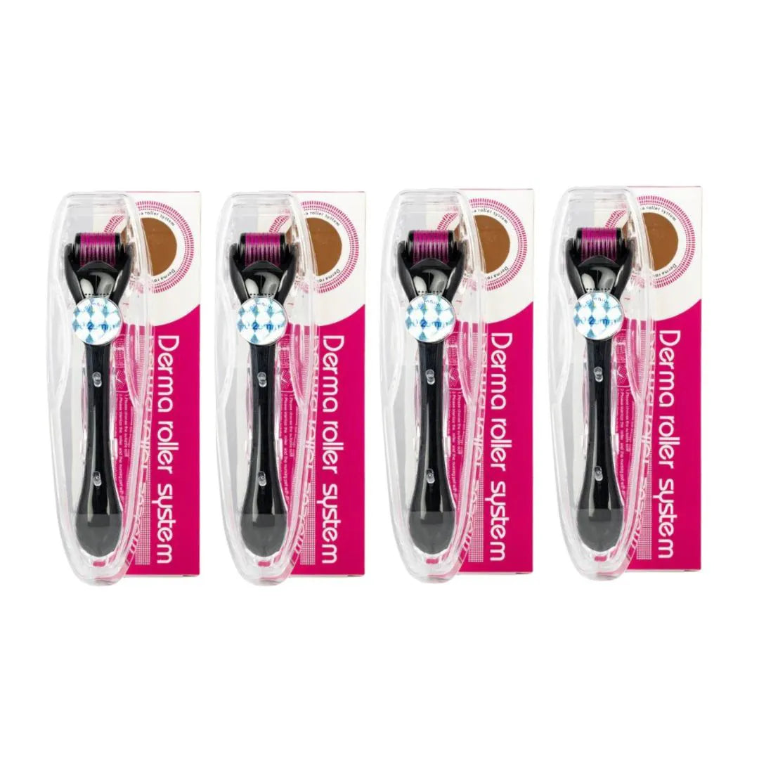 Kit 4 Dermaroller System 0.50mm 540 Microagulhas