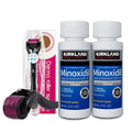 KIT 2 Minoxidil 5% Kirkland + 1 Dermaroller System 0.5mm