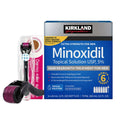 KIT 6 Minoxidil 5% Kirkland + 1 Dermaroller System 0.5mm